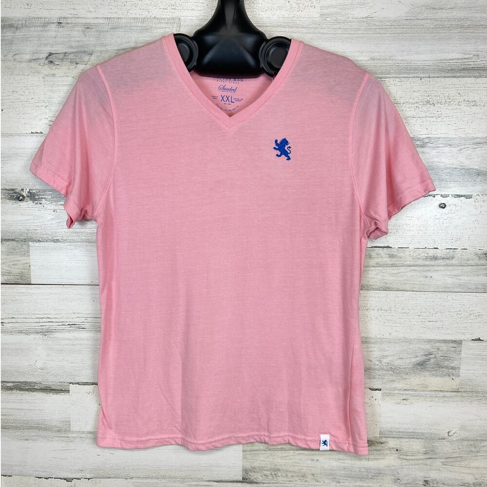 NWT Cactus Man Ricky Singh Super soft Sueded tee T-Shirt V-Neck Size XXL